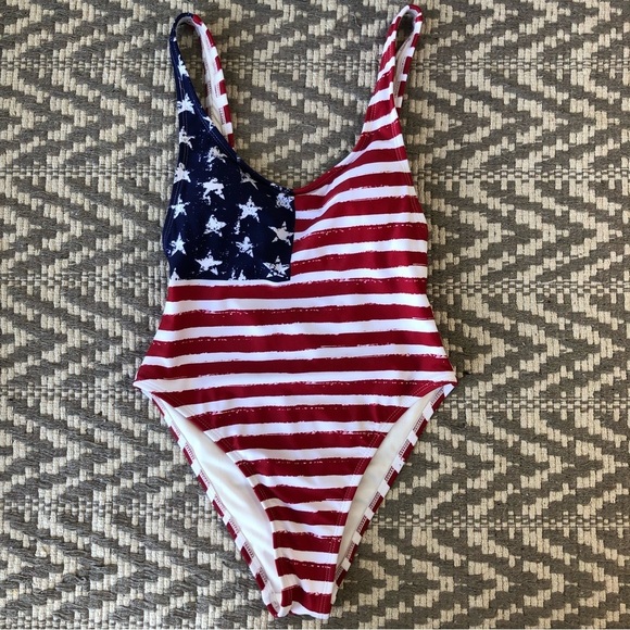 Xhilaration Other - Xhilaration one piece swimsuit American flag size XS
